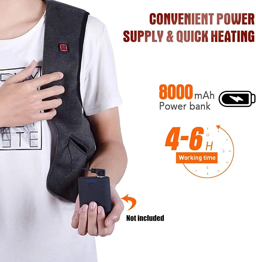 Warme Herrenweste mit USB-Heizung | Bequeme Wärme für unterwegs