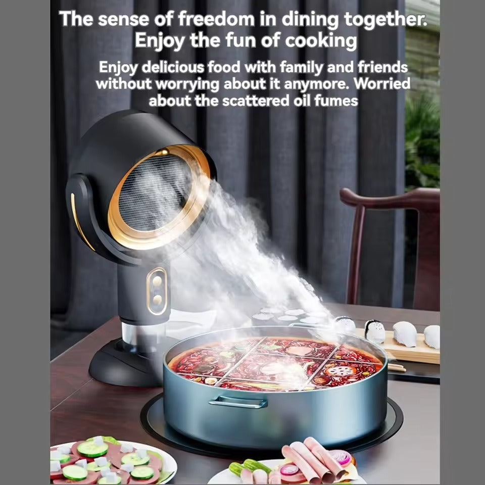 SmokeClear – Rauch Dispenser & Geruchsabsorber – Kompakt & leise für Zuhause & Büro