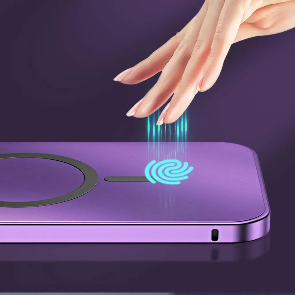 Magnetische Metallhülle, schlanker Schutz für iPhone