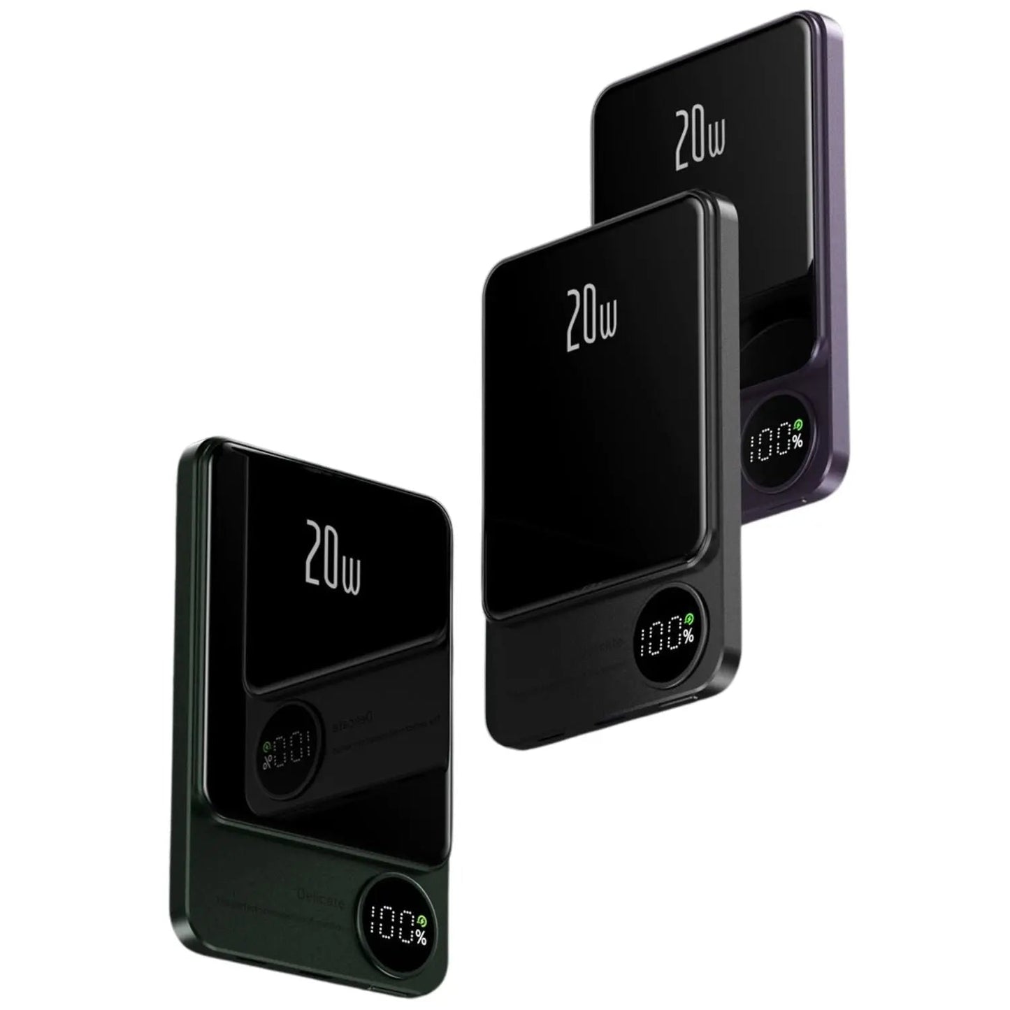 Powerbank Slim, kabelloses Magnet-Ladegerät, tragbar