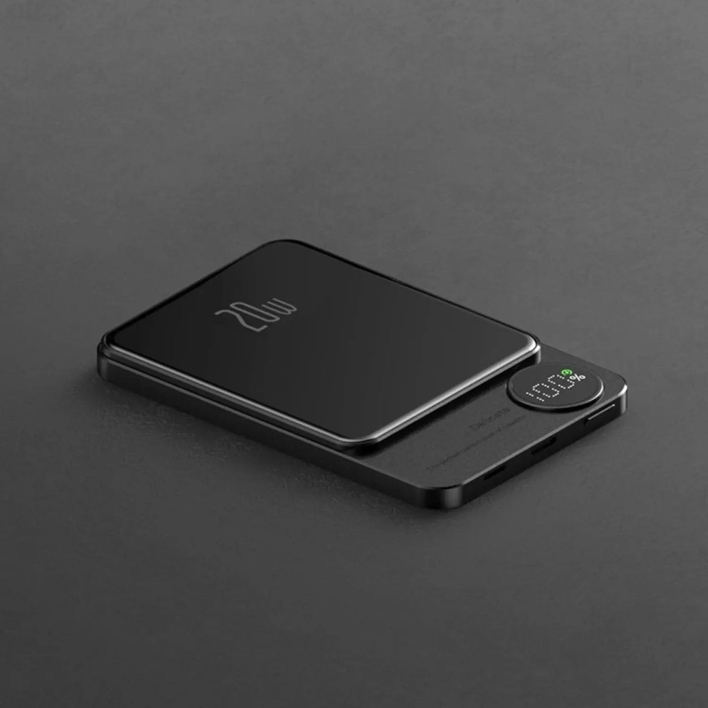 Powerbank Slim, kabelloses Magnet-Ladegerät, tragbar