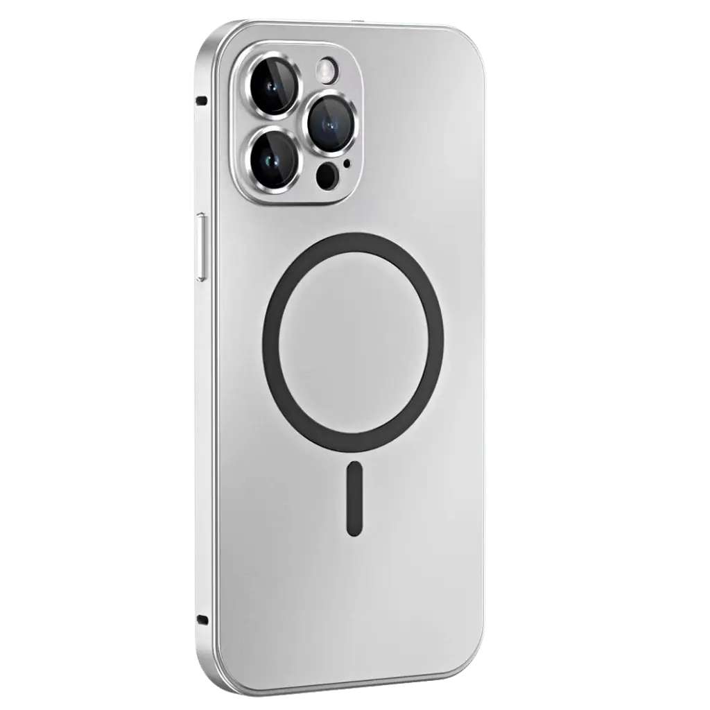 Magnetische Metallhülle, schlanker Schutz für iPhone