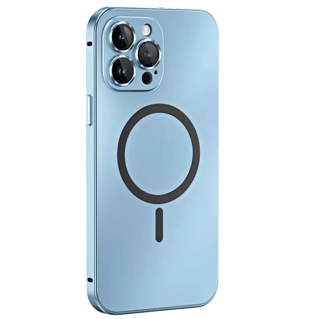 Magnetische Metallhülle, schlanker Schutz für iPhone