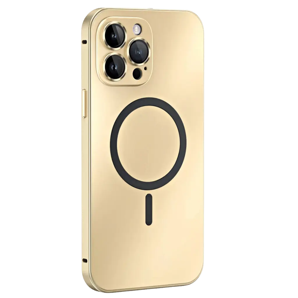 Magnetische Metallhülle, schlanker Schutz für iPhone