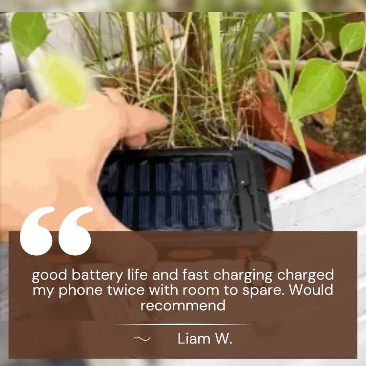 Solar Power Bank, wasserdicht, tragbares Ladegerät