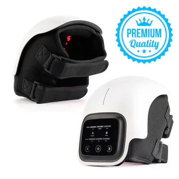 kaufsy | Knie-Massagegerät mit Wärmebehandlung | Schmerztherapie & Gelenkerholung - Tragbare beheizte Knie-Massage für Komfort & Mobilität