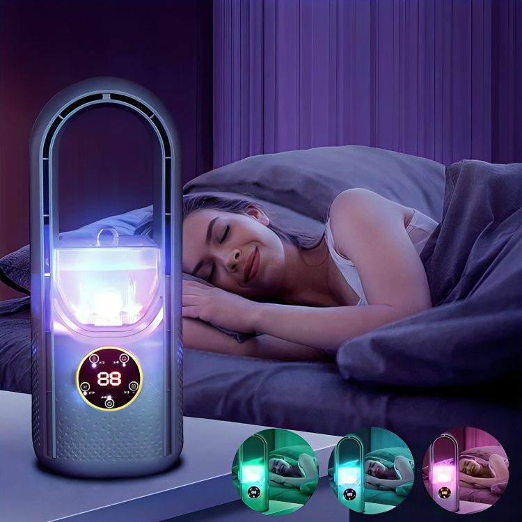 Luftkühler Tragbarer Lüfter, leise, ohne Rotorblätter, mobil