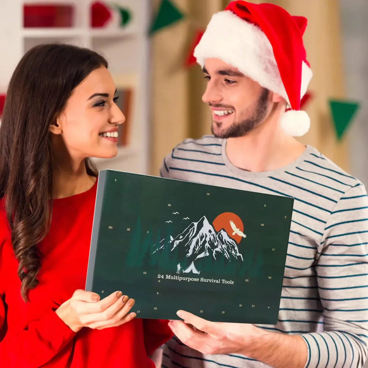 kaufsy | SURVIVAL ADVENT CALENDAR – Men's Outdoor Kit with 24 Essential Tools 2025