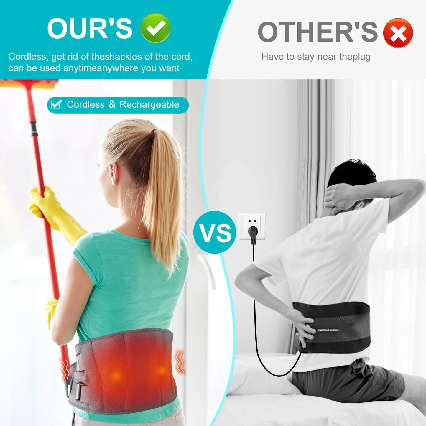 kaufsy | Heizkissen und Massager für den unteren Rücken