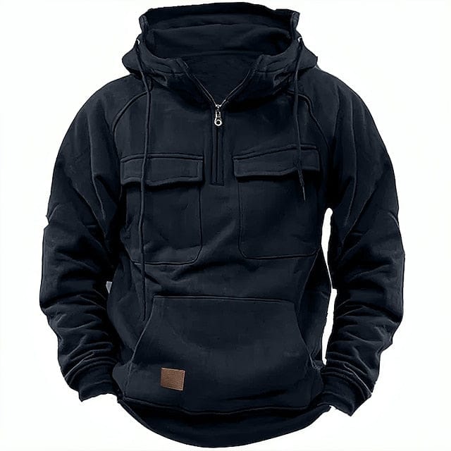 Nordberg – Herren Winter Hoodie mit Fleecefutter und Kapuze